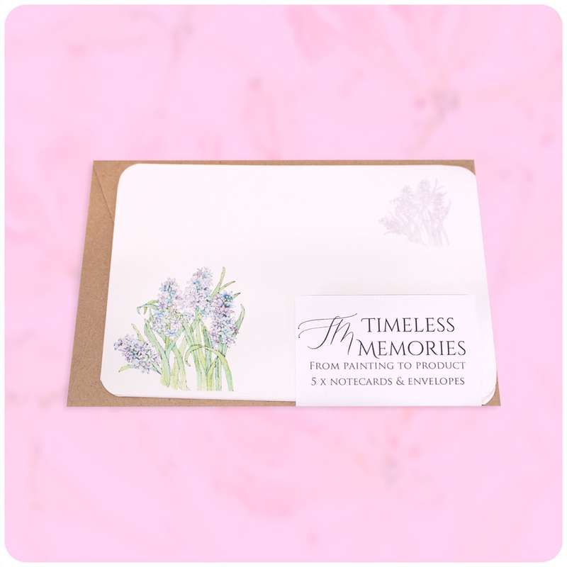 Cape Iris Note Cards & Envelopes Pack