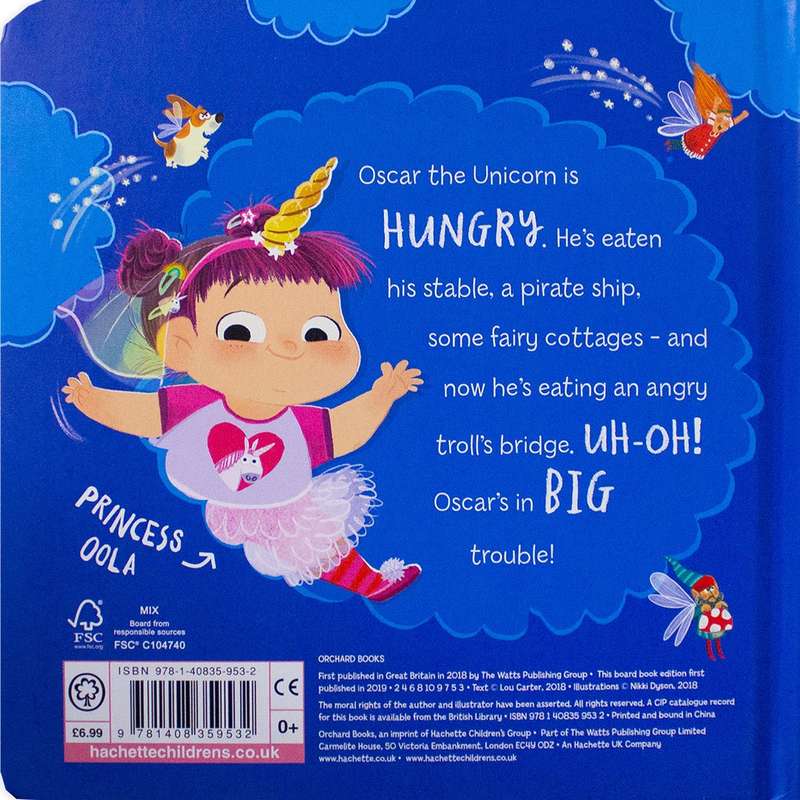 Oscar The Hungry Unicorn Board Book