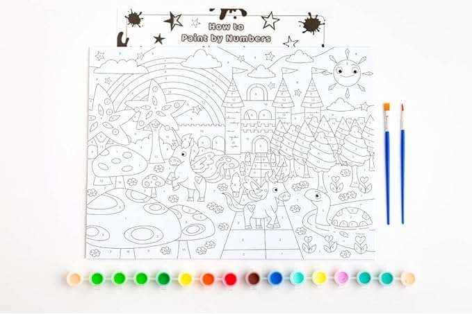 Paint by Numbers Magical Garden Pack