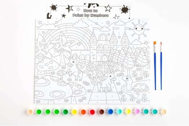 Paint by Numbers Magical Garden Pack