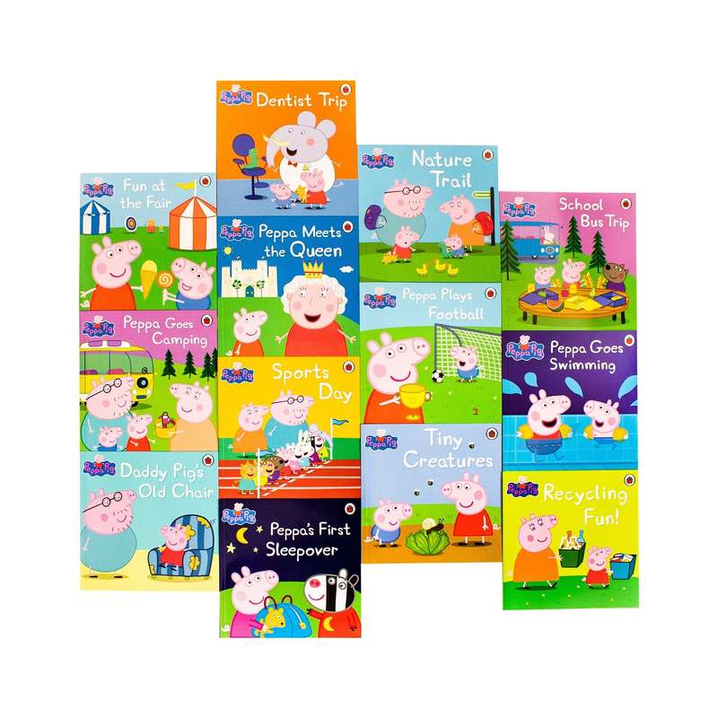 Peppa Pig 13 Books and 2 CD Collection Pack