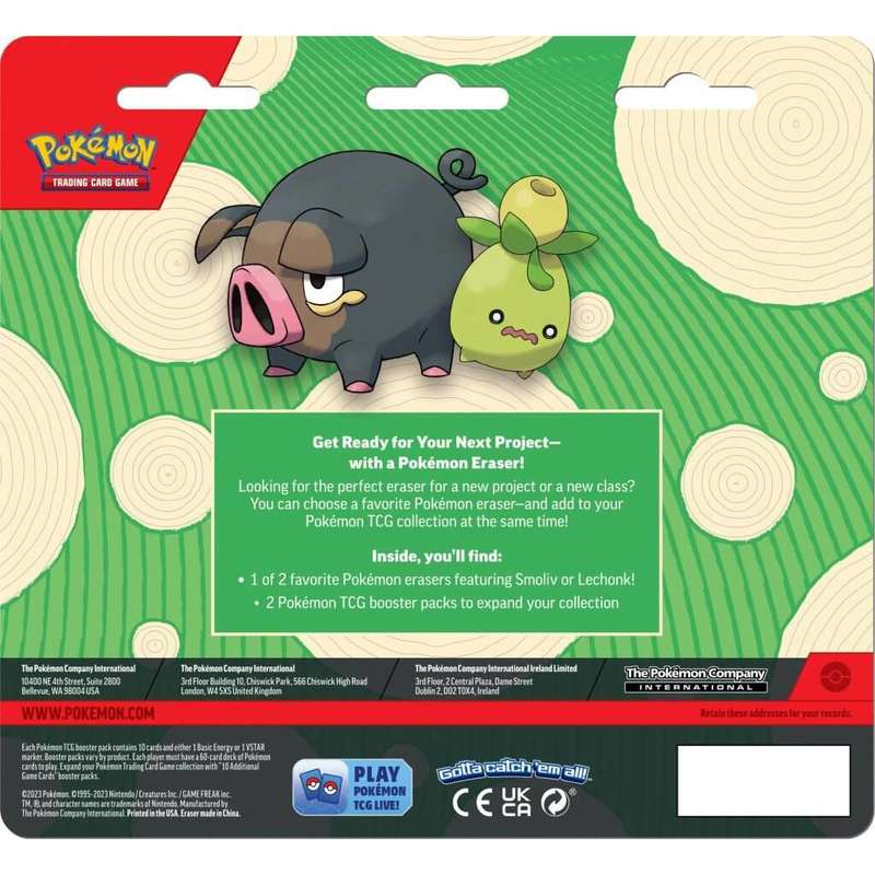 Pokemon Eraser Blister Lechonk