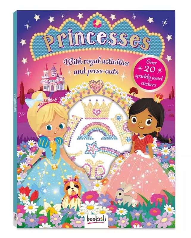 Princesses Sparkly Gem Sticker Activity Book