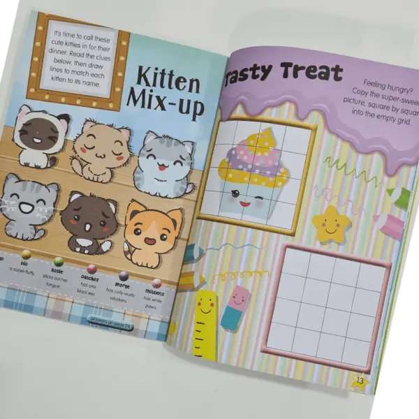 Puffy Sticker Activity Book: Cute