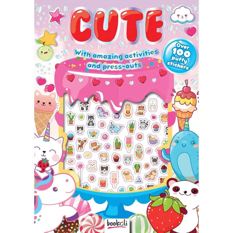 Puffy Sticker Activity Book: Cute
