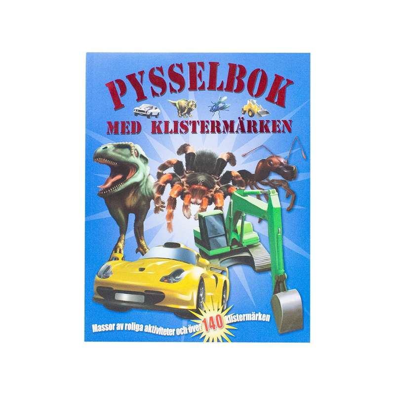 Pysselbok Med Klistermarken (Swedish)