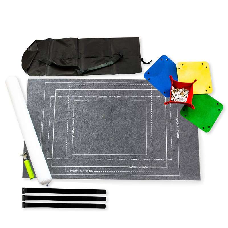 Roller Puzzle Mat Grey