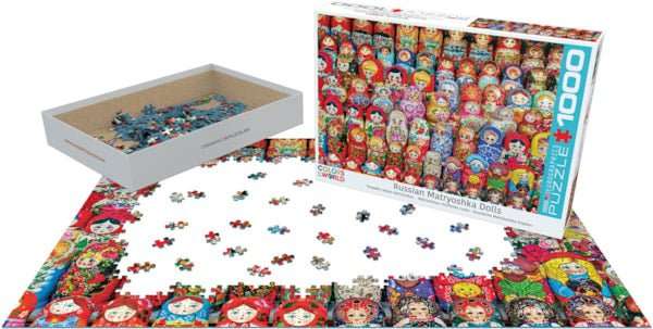 Russian Matryoshka Dolls 1000 Piece Puzzle