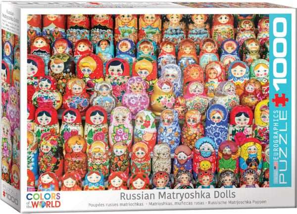 Russian Matryoshka Dolls 1000 Piece Puzzle