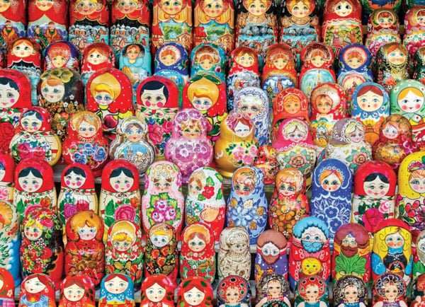 Russian Matryoshka Dolls 1000 Piece Puzzle