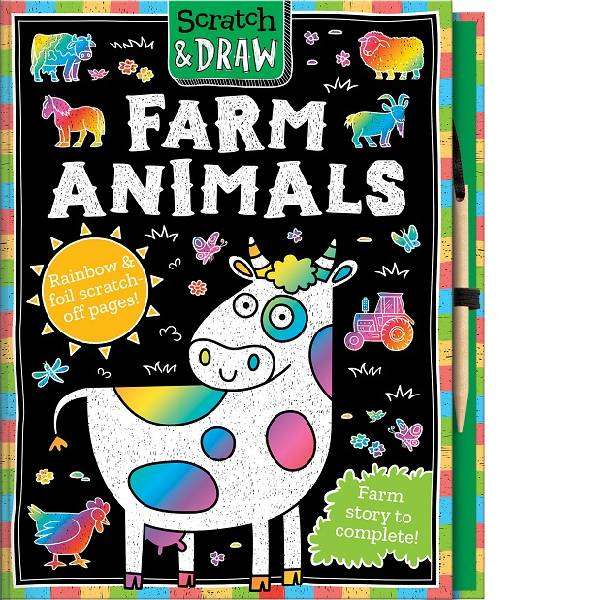 Scratch And Draw - Farm Animals