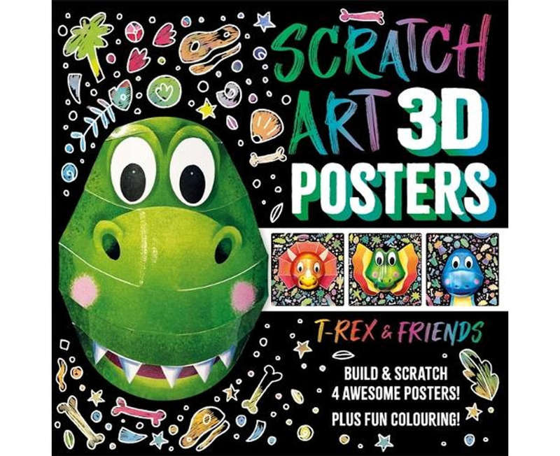 Scratch Art 3D Posters
