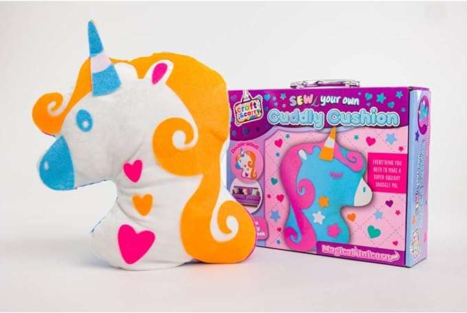 Sew Your Own Cuddly Cushion Magical Unicorn Box Set
