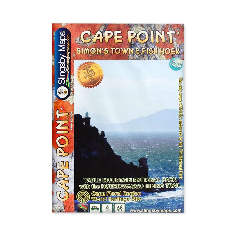 Slingsby Map  Cape Point/Simons Town & Fish Hoek 5th Ed.