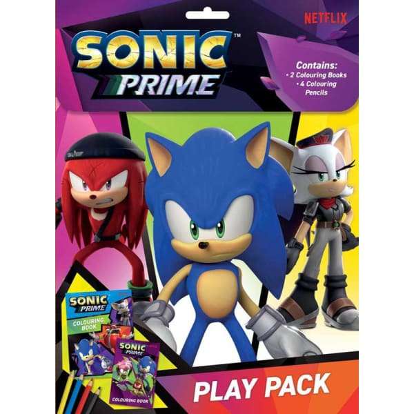 Sonic Prime: Colouring Play Kit