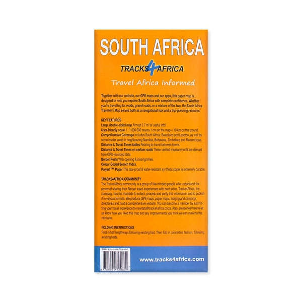 South Africa Paper Map