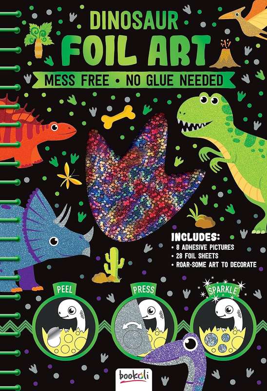 Sparkly Art Dinosaur Foil Art