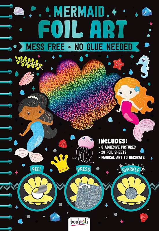 Sparkly Art Mermaid Foil Art