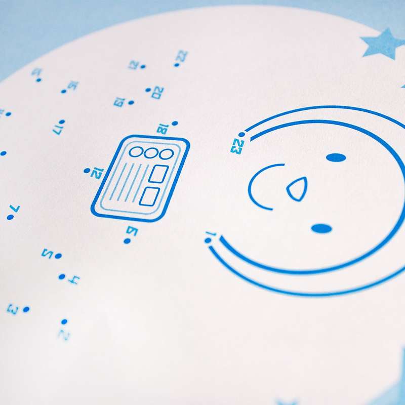 Spelletjesboek Met Stickers Blauwe Robot
