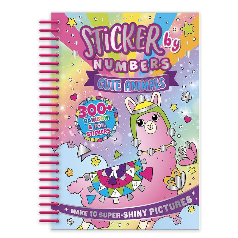 Sticker by Numbers: Cute Animals
