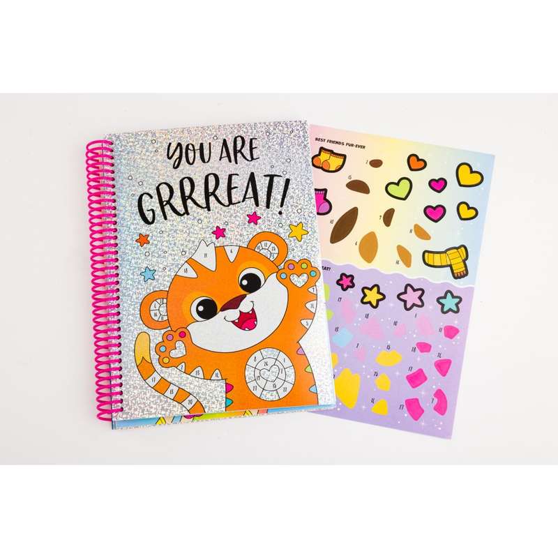 Sticker by Numbers: Cute Animals