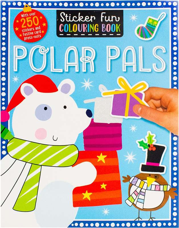 Sticker Fun Colouring Book Polar Pals