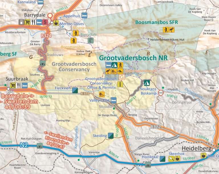 Swellendam to Mossel Bay: 1st Edition