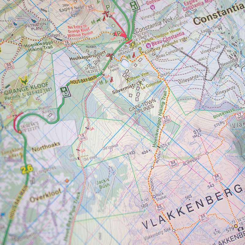 Table Mountain Map