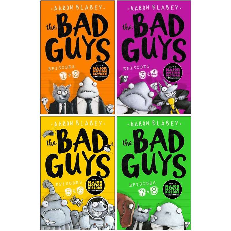 The Bad Guys 4 Book Complete Collection Pack
