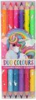 Top Model - Ylvi Duo Colours - 6 Pencils With 12 Colours