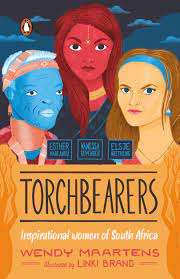 Torchbearers: Esther Mahlangu, Vanessa Govender, Elsje Neethling