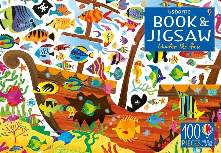 Under The Sea - 100 Piece Puzzle And Book