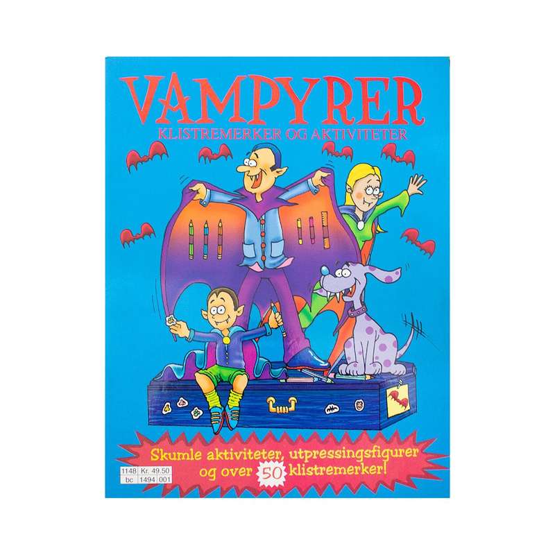 Vampyrer Klistermerker Og Aktiviteter