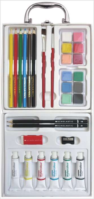 Watercolour Art Set Case
