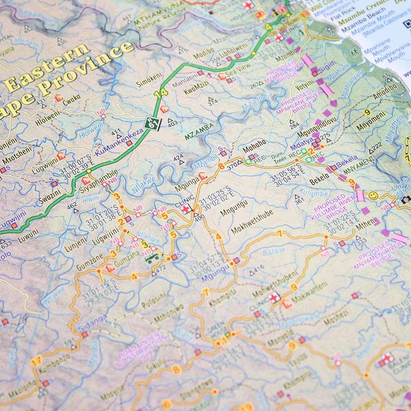 Wild Coast  Touring Map 5.1