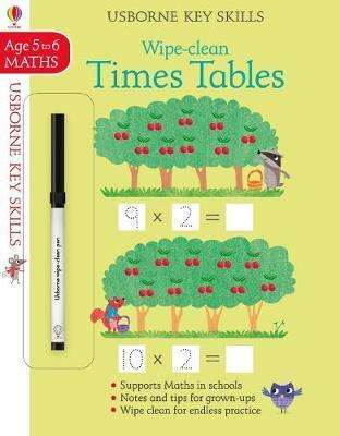 Wipe-Clean Times Tables 5-6 Key Skills