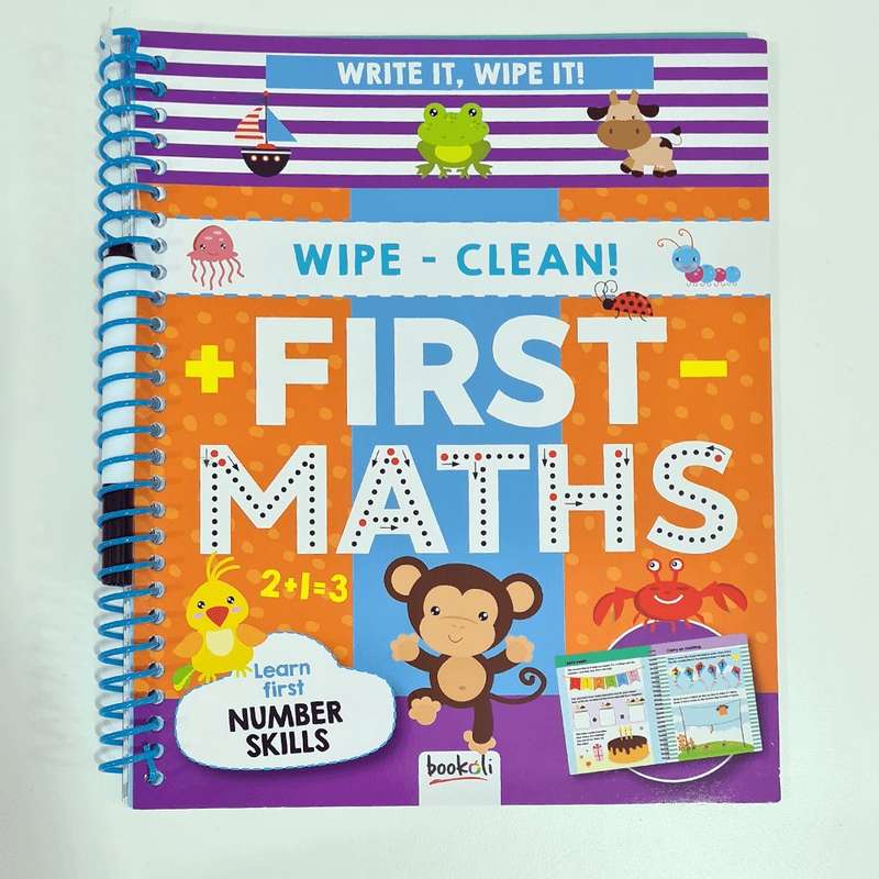 Write It, Wipe It Book: First Maths
