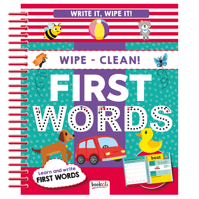 Write It, Wipe It Book: First Words
