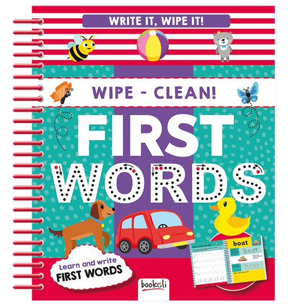 Write It, Wipe It Book: First Words
