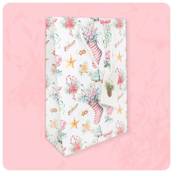 Xmas Stockings Gift Bag - Medium