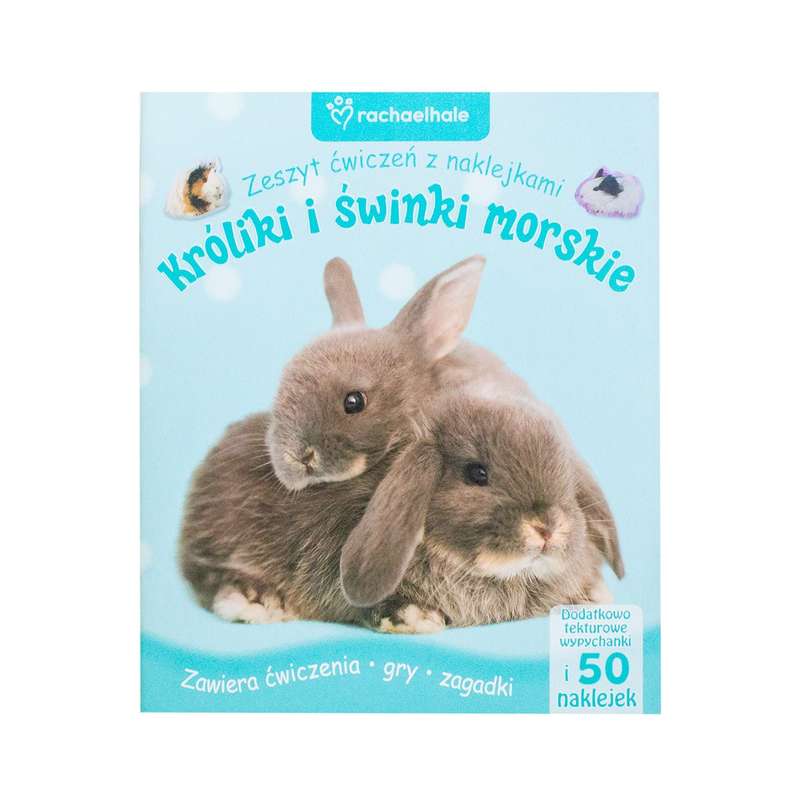 Zeszyt Cwiczen Z Naklejkami Kroliki I Swinki Morskie