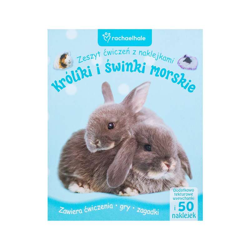Zeszyt Cwiczen Z Naklejkami Kroliki I Swinki Morskie