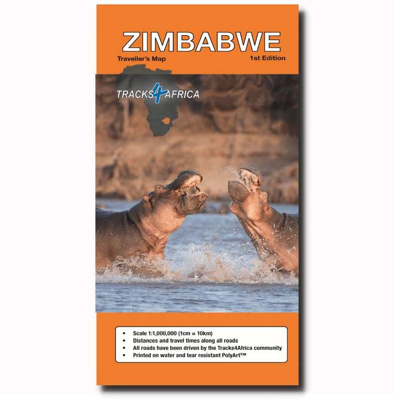 Zimbabwe Traveller's Map (1st Edition)