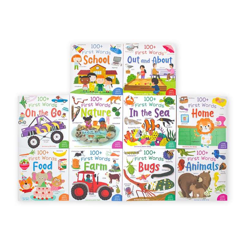 1000+ First Words Book Collection
