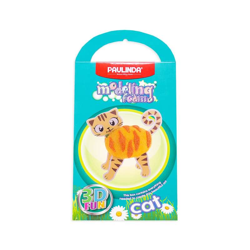3D Cat Fun Modelling Foam Craft Kit