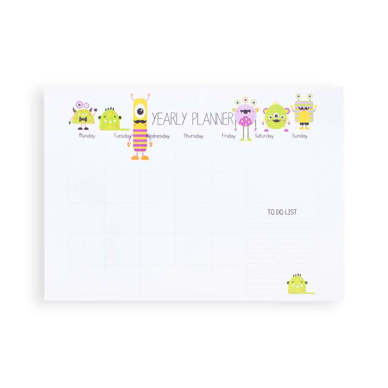 Monsters Yearly Planner