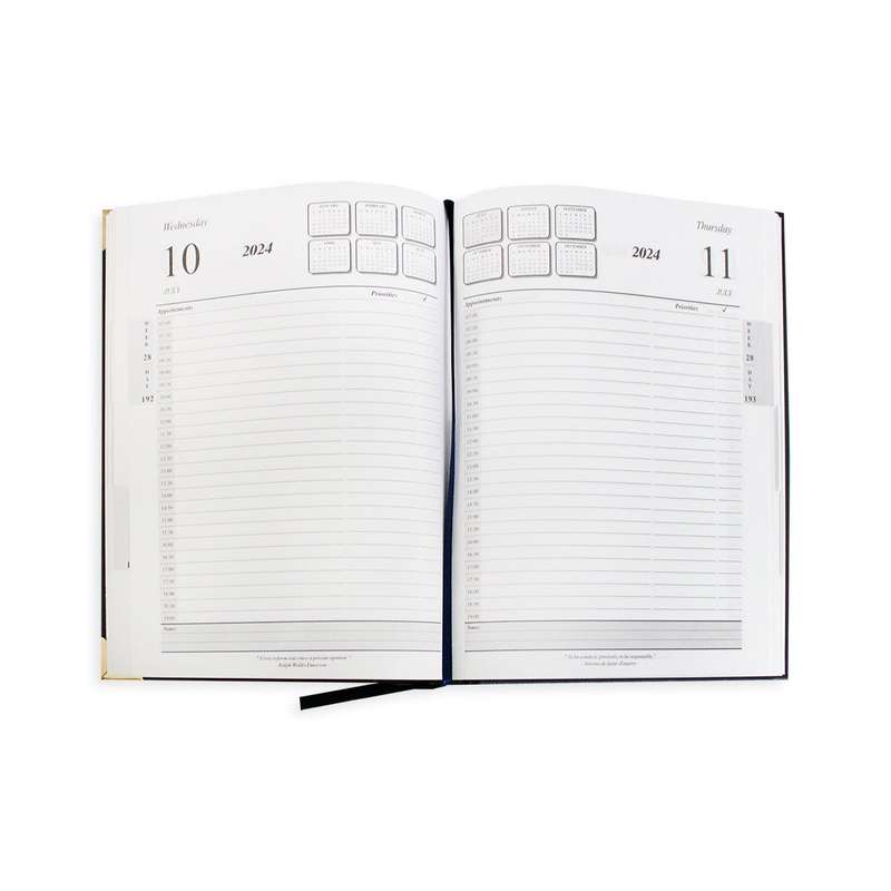 A4 Executive Diary 2024 Navy