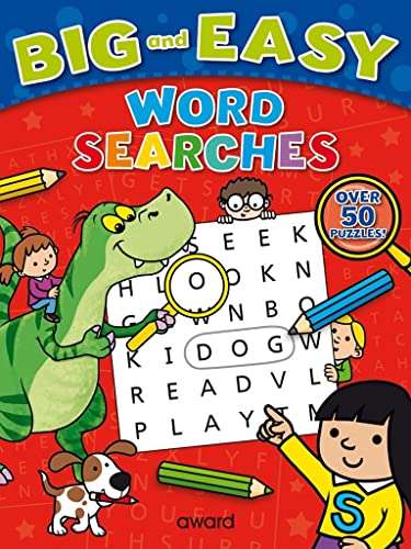 Big and Easy Dinosaur Word Searches