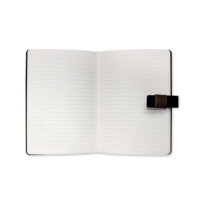 Black Padded A5 Notebook