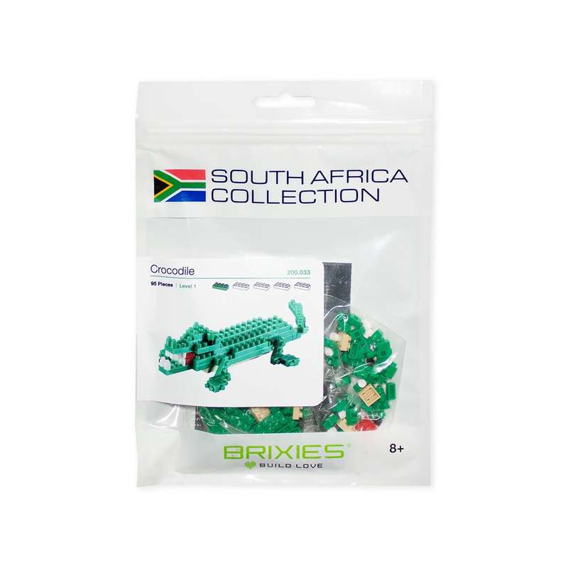 Brixies Construction Set - Crocodile